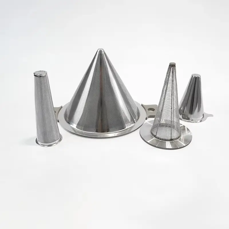 Cone strainers